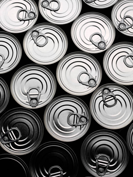 tin can background - food stock pictures, royalty-free photos & images