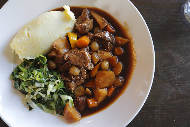 traditional irish beef stew - food stock pictures, royalty-free photos & images