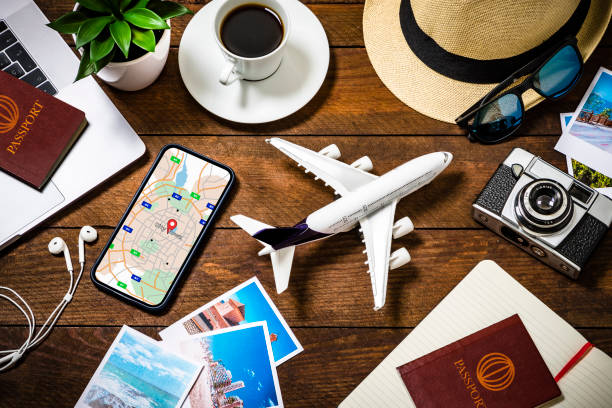 travel planning background - travel stock pictures, royalty-free photos & images