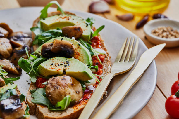 vegan brunch - food stock pictures, royalty-free photos & images