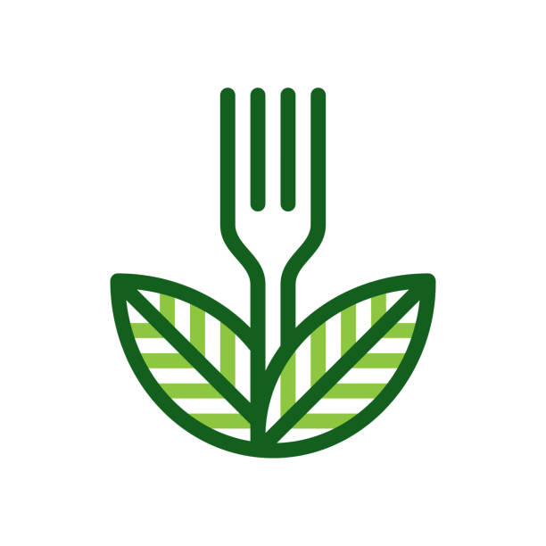 vegan food concept - food stock illustrations