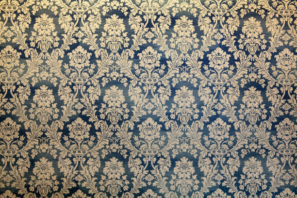 victorian wallpaper pattern - home decoration stock pictures, royalty-free photos & images