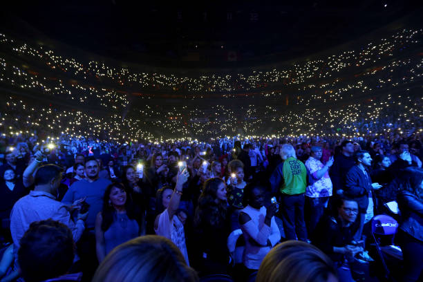 View of the crowd during Hot 99.5's Jingle Ball 2017 Presented by Capital One at Capital One Arena on December 11, 2017 in Washington, D.C.