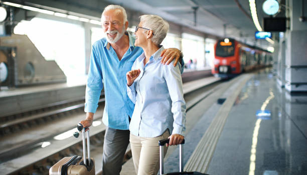 waiting for a train. - travel stock pictures, royalty-free photos & images