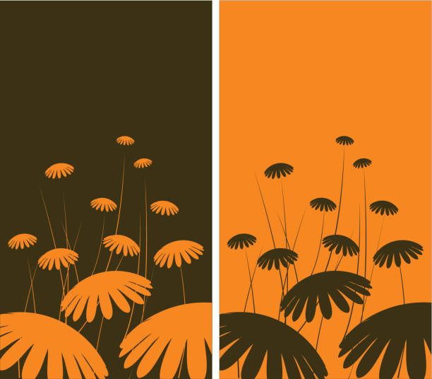 weeds - garden decoration stock illustrations