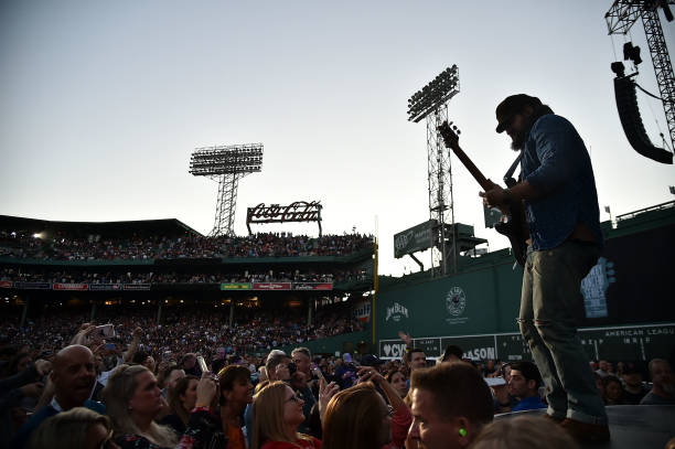 Zac Brown of Zac Brown Band performs on stage during the "Down The Rabbit Hole" Tour in Boston at Fenway Park on June 15, 2018 in Boston,...