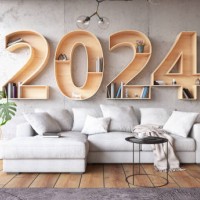 2024 bookshelf with cozy interior - home decoration stock pictures, royalty-free photos & images