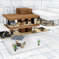 3d design of a beautiful modern house - home decoration stock pictures, royalty-free photos & images