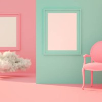 3d empty frame in living room with sunlight and cloud - home decoration stock pictures, royalty-free photos & images