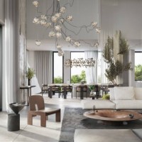 3d rendering of a full furnished living room - home decoration stock pictures, royalty-free photos & images