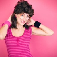 80's mullet model - hairstyle stock pictures, royalty-free photos & images