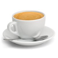 a cup of coffee with a spoon and saucer - coffee stock pictures, royalty-free photos & images