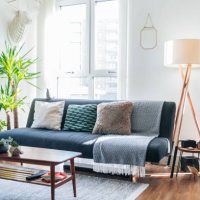a modern, stylish and bright living room - home decoration stock pictures, royalty-free photos & images