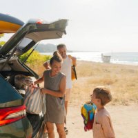 a perfect beach is only a car-ride away! - travel stock pictures, royalty-free photos & images