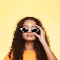 a portrait of cool teenager with white sunglasses - fashion stock pictures, royalty-free photos & images