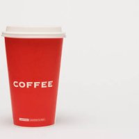 a red cup of coffee on white background. - junk food stock pictures, royalty-free photos & images