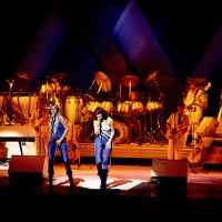 Abba in concert during Abba in Concert - September 30, 1979 at Auditorium Theater in Chicago, Illinos, United States.