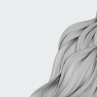 abstract flow wave doodle - hairstyle stock illustrations