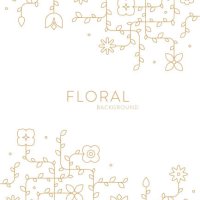 abstract geometric floral spring poster template background - garden decoration stock illustrations