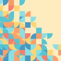 abstract shapes landing page background - fashion stock illustrations