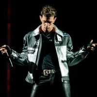 Achille Lauro performs at Unipol Forum of Assago on October 04, 2024 in Milan, Italy.