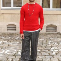Achraf Hakimi attends the Marni Womenswear Spring/Summer 2024 show as part of Paris Fashion Week on September 27, 2023 in Paris, France.