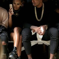 Actress Teyana Taylor and NBA player Iman Shumpert attend the Globe Fashion Week X China Moment fashion show during New York Fashion Week: The Shows...