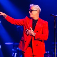 Alejandro Sanz performing during a concert at Arena Monterrey on February 17, 2023 in Monterrey, Mexico.