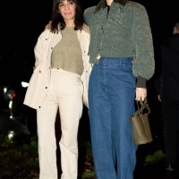 Alma Jodorowsky is seen, outside Patou, during the Menswear Fall Winter 2025/2026 as part of Paris Fashion Week on January 26, 2025 in Paris, France.