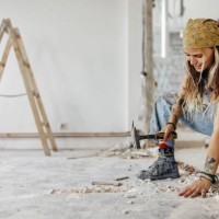 almost done with the floor - home decoration stock pictures, royalty-free photos & images