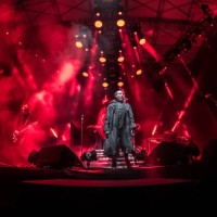 American singer Marilyn Manson performs live in concert on stage at Villafranca's Castle. Verona , June 27th, 2017 