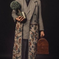 an asian chinese male carrying a plant and a brief case looking at camera with full body length with sunglasses - fashion stock pictures, royalty-free photos & images