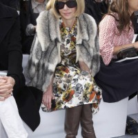 Anna Wintour in Paris, France.
