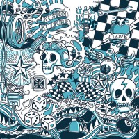 antique hot rod background - fashion stock illustrations