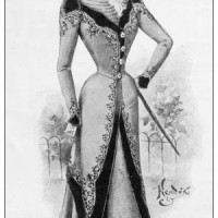 antique image from british magazine: fashion model - fashion stock illustrations
