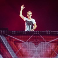 Armin Van Buuren performs at a concert during the Abu Dhabi Formula One Grand Prix on November 21, 2014 in Abu Dhabi, United Arab Emirates.