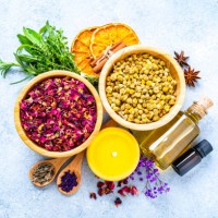 aromatherapy and herbal medicine - food stock pictures, royalty-free photos & images