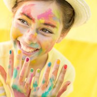 art des leçons pour les enfants - nails art photos et images de collection