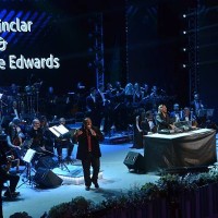 Artists Bob Sinclar and Steve Edwards perform during the annual Vatican's Christmas concert on December 13, 2014 at the Vatican's Conciliation...