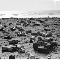 At 'Tin Can Beach' Orange County's 3-mile beach playground between Sunset Beach and Huntington Beach, summer's litterbugs have left annual 30 tons of...