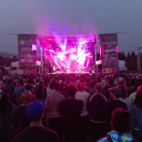 Atmosphere during Third Eye Blind's performance on stage during Ambleside Music Festival at Ambleside Park on August 20, 2023 in West Vancouver,...