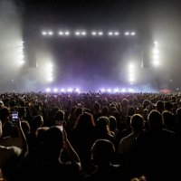 Audience at the concert of Annalisa at Forum of Assago on April 29, 2024 in Milan, Italy.