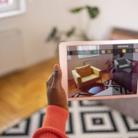 augmented reality-interior design - home decoration stock pictures, royalty-free photos & images