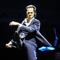 Australian rock band Nick Cave & The Bad Seeds take stage at Parkorman as part of the 50th anniversary of Istanbul Foundation for Culture and...