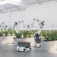 automated agriculture with robots - food stock pictures, royalty-free photos & images
