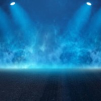 background smoke light background of empty dark room, street. concrete floor, asphalt, neon light, smoke, spotlight the dark stage shows, dark blue background, an empty dark scene, neon light, spotlights the asphalt floor an