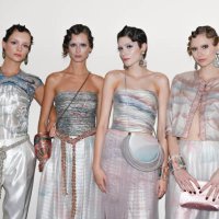 Backstage at the Giorgio Armani Spring 2024 Ready To Wear Runway Show on September 24, 2023 in Milan, Italy.