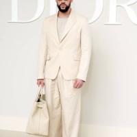 Bad Bunny attends the Dior Homme Menswear Spring/Summer 2025 show as part of Paris Fashion Week on June 21, 2024 in Paris, France.