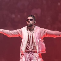 Bad Bunny performs during his El Último Tour Del Mundo at FTX Arena on April 01, 2022 in Miami, Florida.