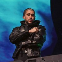 Bad Bunny performs on the Coachella Stage during the 2023 Coachella Valley Music and Arts Festival on April 21, 2023 in Indio, California.